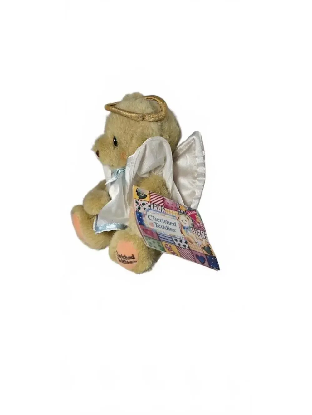 Cherished Teddies Angel Bear Plush with Certificate of Authenticity